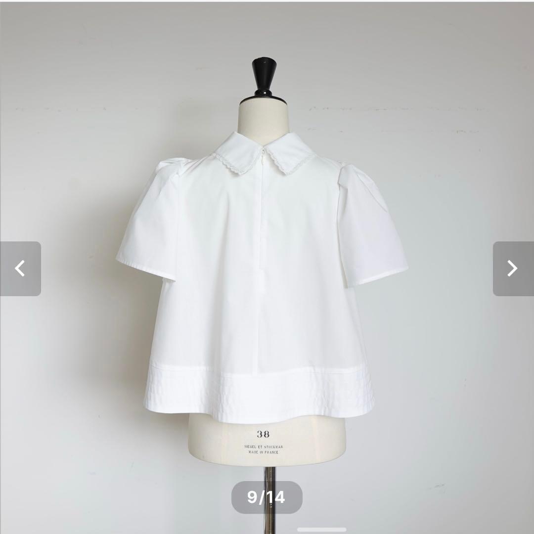 お値下げしました　gypsohila Tuck Blouse 完売　ホワイト