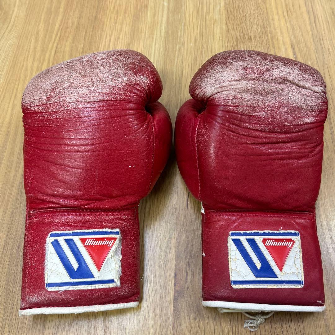 Winning ボクシンググローブ 赤 6oz