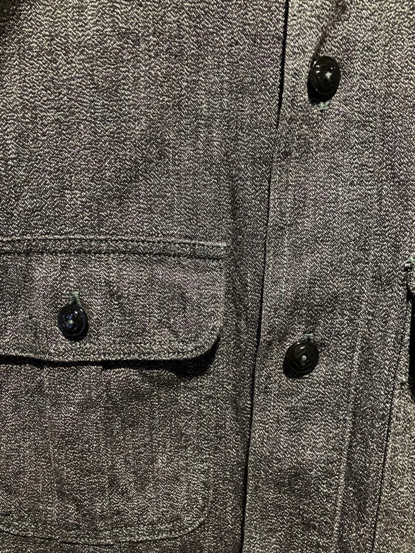 DOUBLE DIAMOND ブラックシャンブレーシャツ LOT419 XL