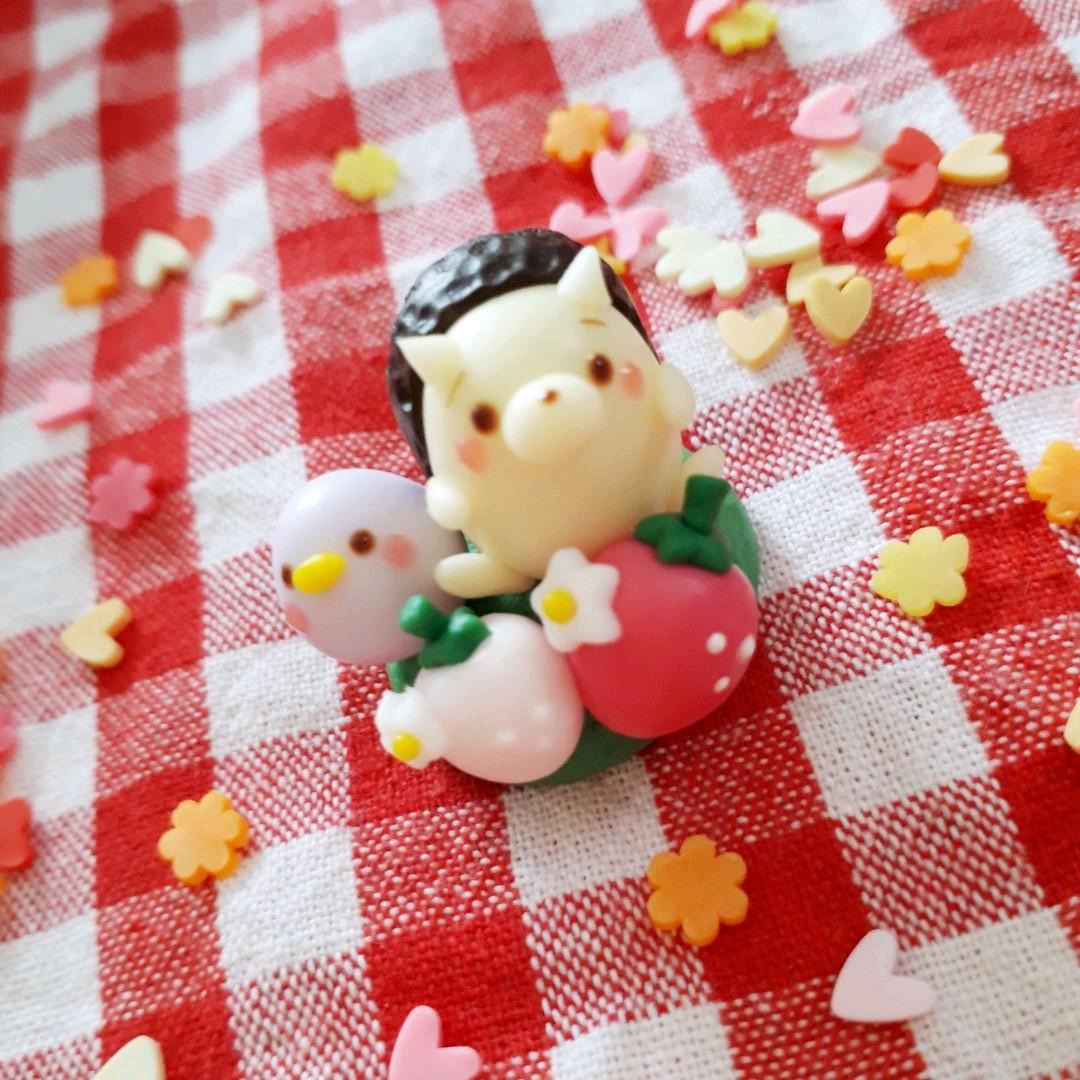 ハリネズミさんイチゴ狩り♡