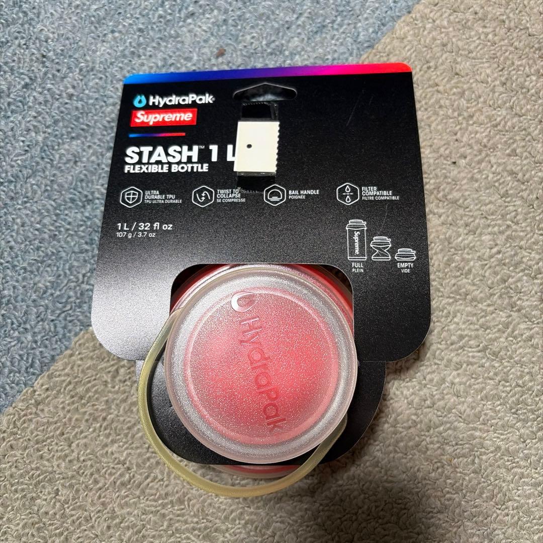 弁当箱・水筒 supreme HydraPak Stash 1.0L Bottle Red