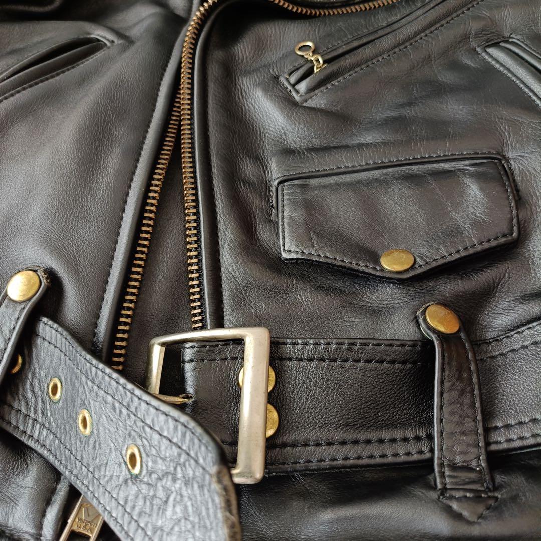 バンソン　ライダースジャケット　メンズ　サイズ36　レザー　Vanson