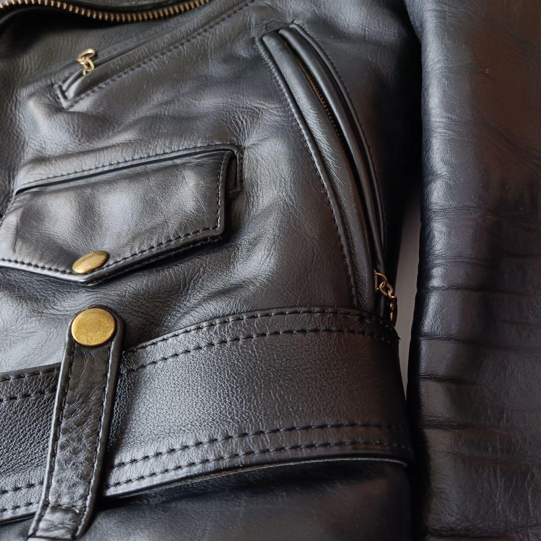 バンソン　ライダースジャケット　メンズ　サイズ36　レザー　Vanson