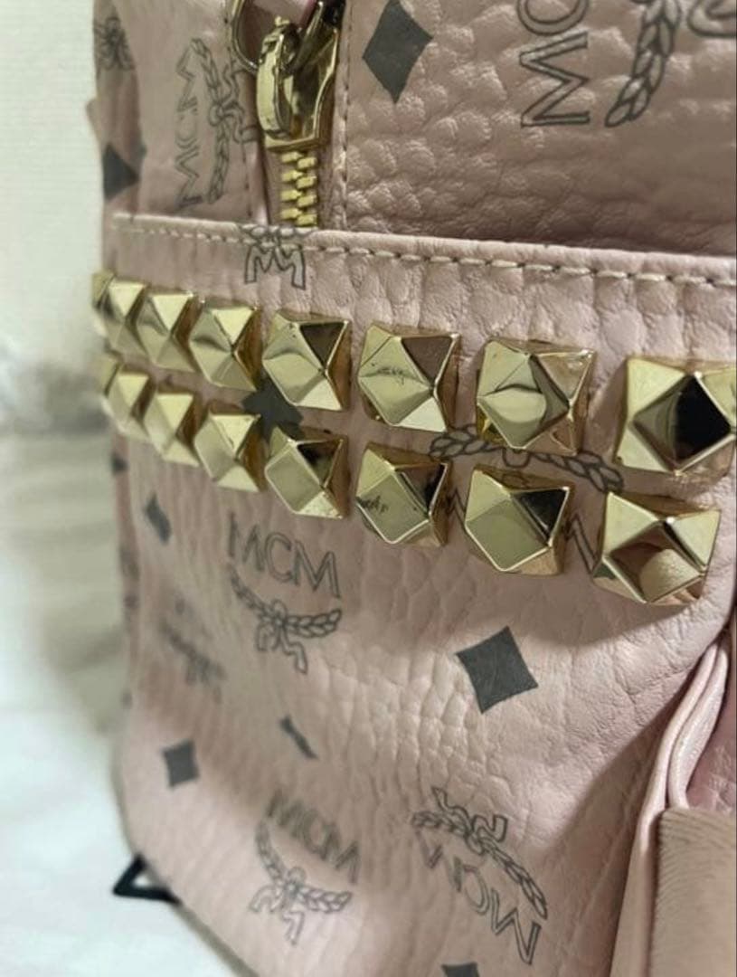 MCM リュックS パウダーピンク