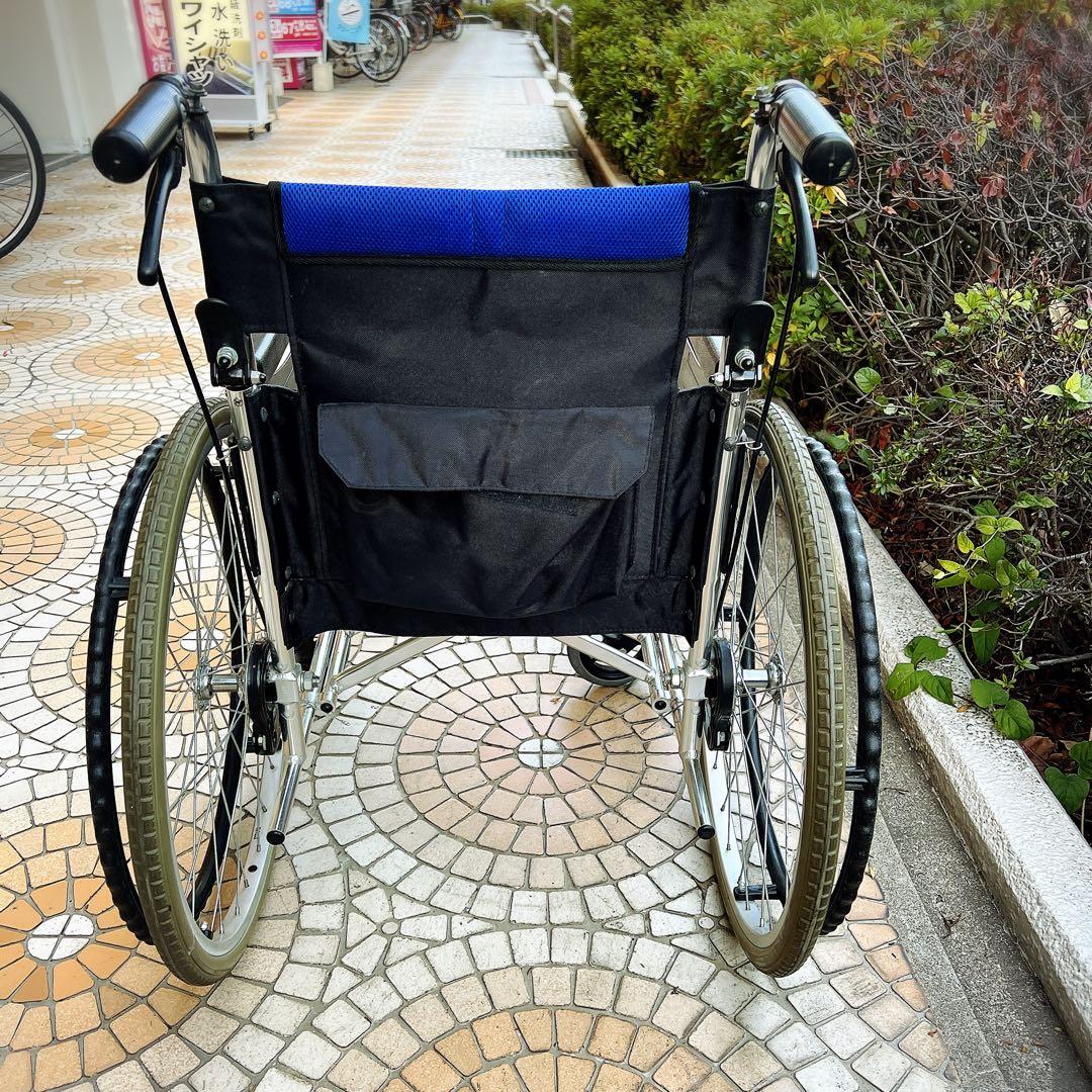 全国送料無料　②MIKI　BAL-1　自走介助兼用　車椅子　ノーパンクタイヤ