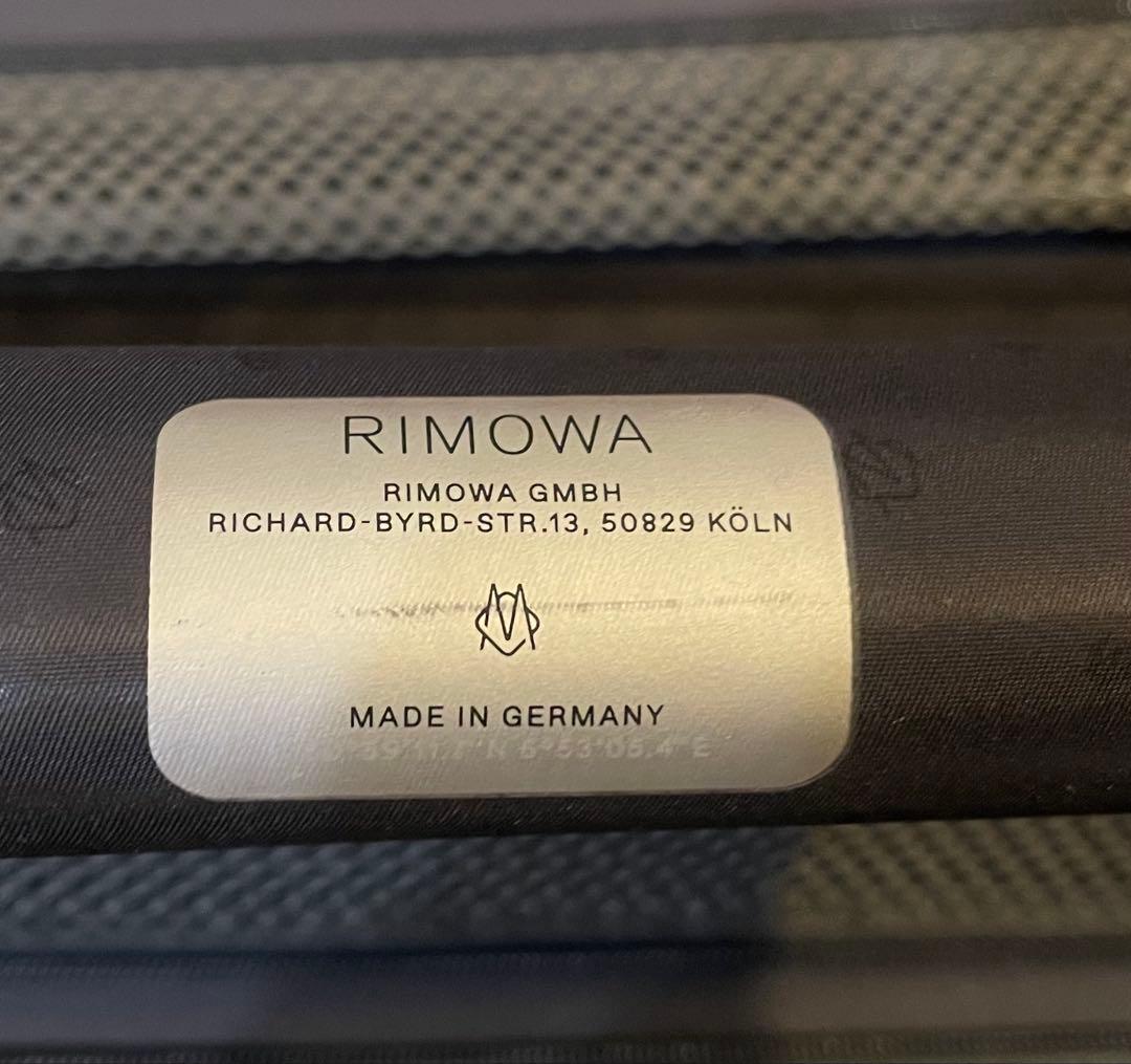 【美品/60L】RIMOWA オリジナル　チェックイン　M BLACK