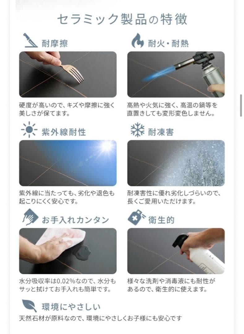 大理石ダイニングテーブル 円形60cm
