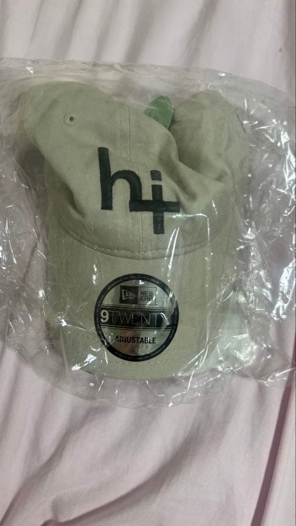 ク*ゲ様 【⚠️新品未使用】hinari×newera コラボキャップ アイボリ