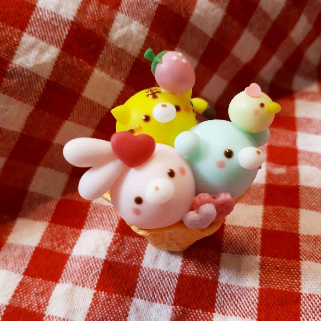 仲良し動物パフェ♡⑰