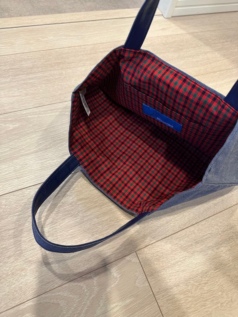 えりまきfamiliar トトロ刺繍キャンバスバッグ