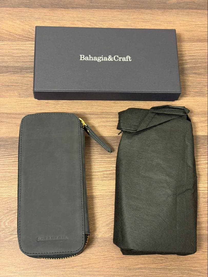 バハギア 廣瀬鐵筆堂モデル 7本挿 クレイジーホース／ブラック