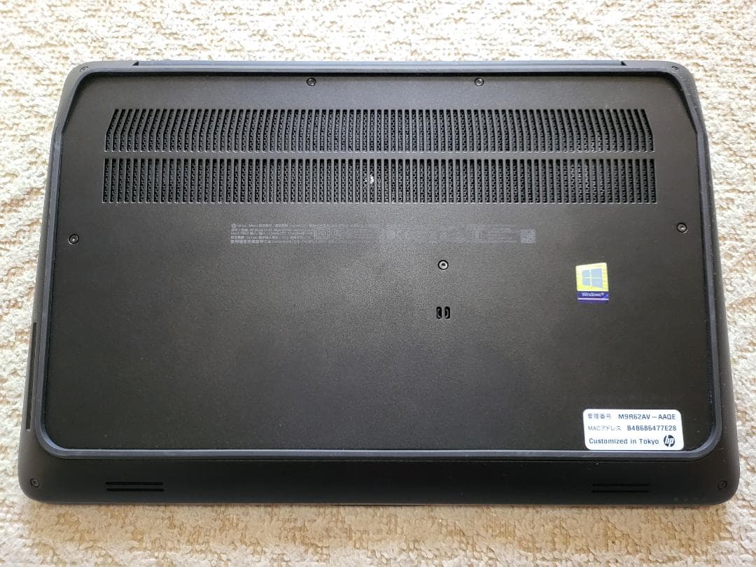 HP ZBook 15 G3 GPU搭載 i7 16GB 256GB 500GB