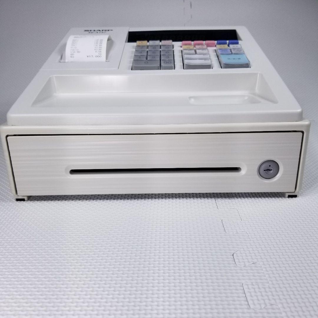 【美品】SHARP XE-A147 レジスター ホワイト
