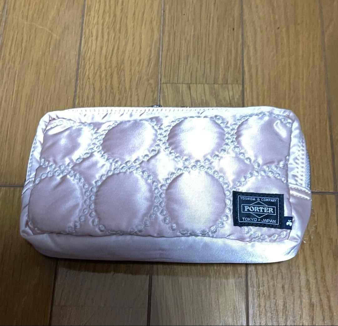 う*ら様 レア❤️ミナペルホネン✖️ポーター　ピンクポーチ