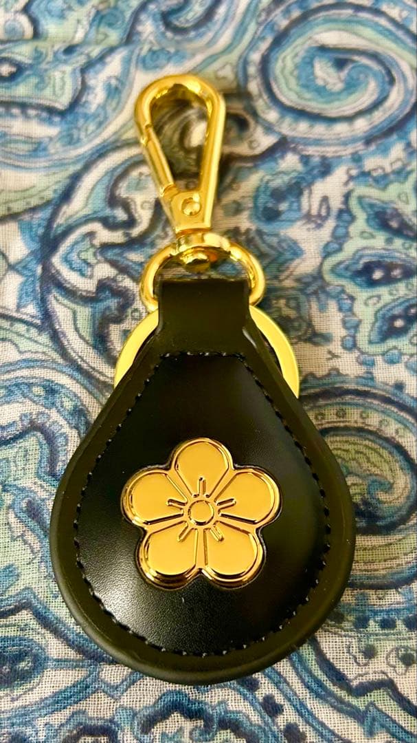 金運！幸運！本革製！キーホルダー型　祈祷済み　お守り護符　太宰府天満宮