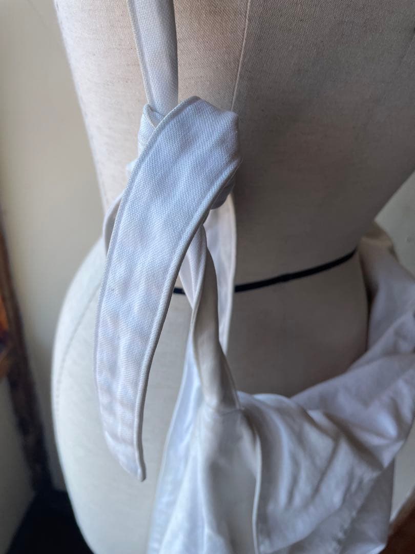 20AW ヨウジヤマモト Y’s キャンバスドレープショルダーバッグ ワイズ 白