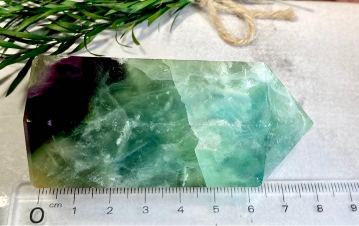 エンジェルフェザー✿*:・　万華鏡　フローライト　マルチカラー　蛍石　ポイント