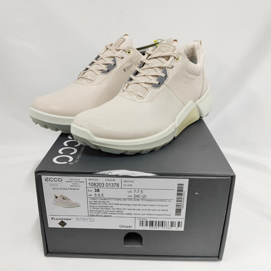 ○★新品 未使用 ECCO GOLF バイオムハイブリッド4 定番ゴルフシューズ