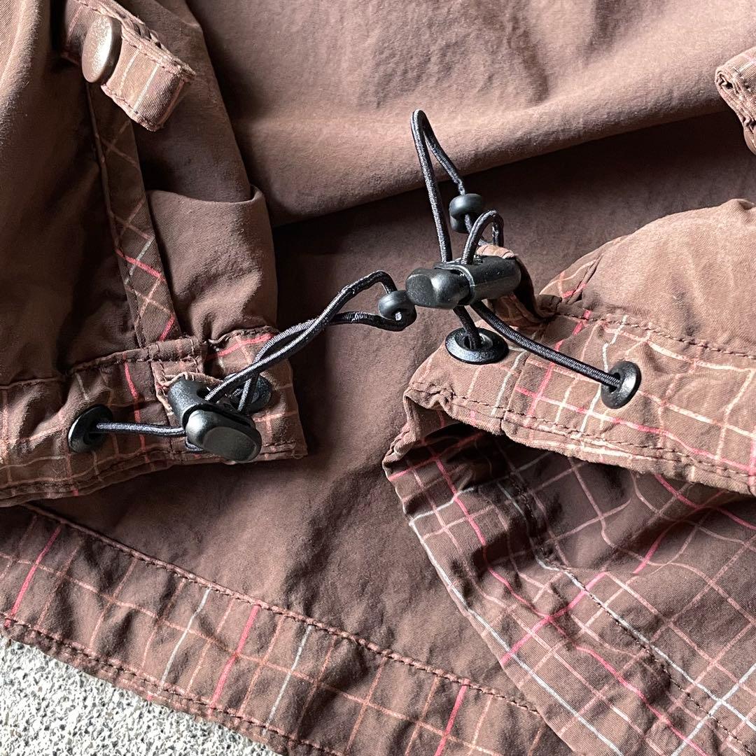 ジャケット・アウター 00s columbia check pattern shell jacket