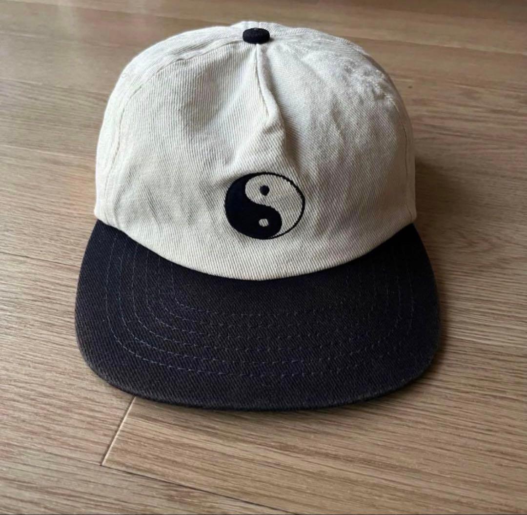 陰陽シンボル刺繍キャップ