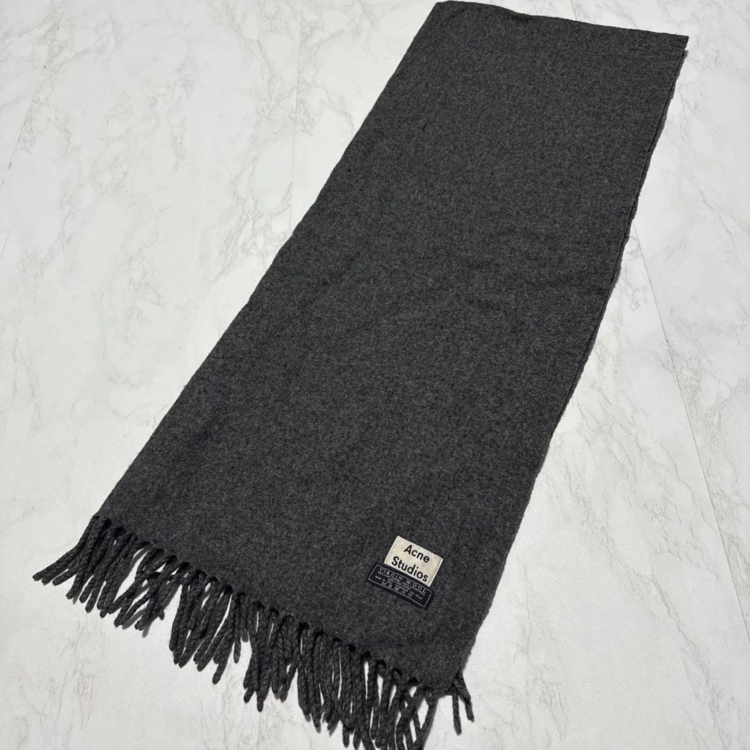 美品✨Acne Studios アクネストゥディオズ 旧タグ グレー 大判