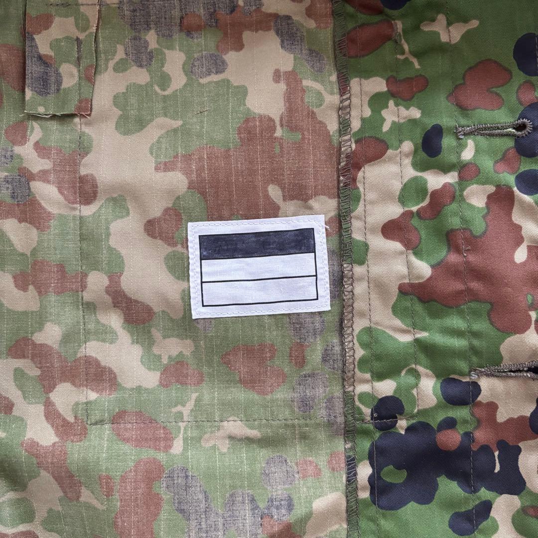 生産終了 PX品 陸上自衛隊 迷彩服 防暑3型 麻混リップストップ