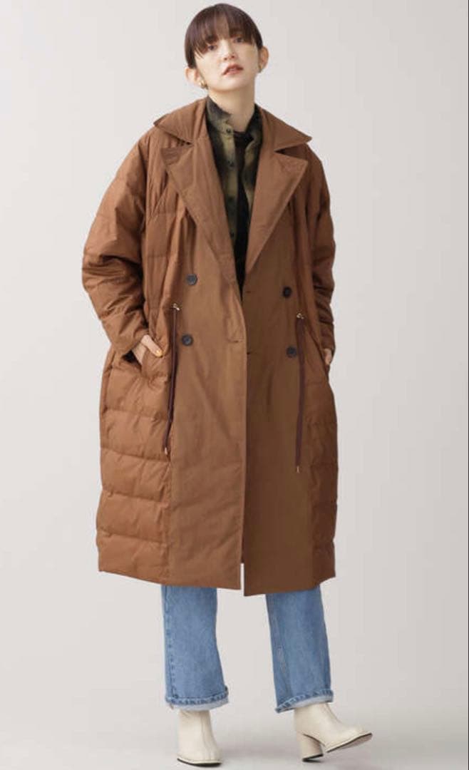 【ナノユニバース】西川ダウン(R)/リバーシブルダブルコート サイズ2