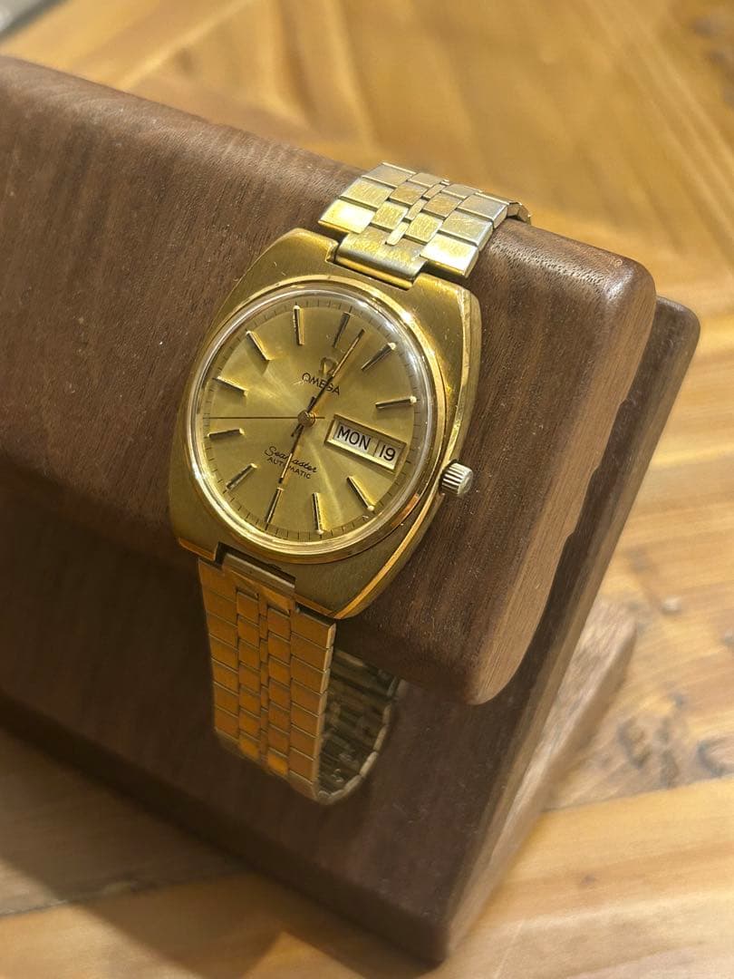 OMEGA Seamaster オメガ　自動巻き　ゴールド　166.0216