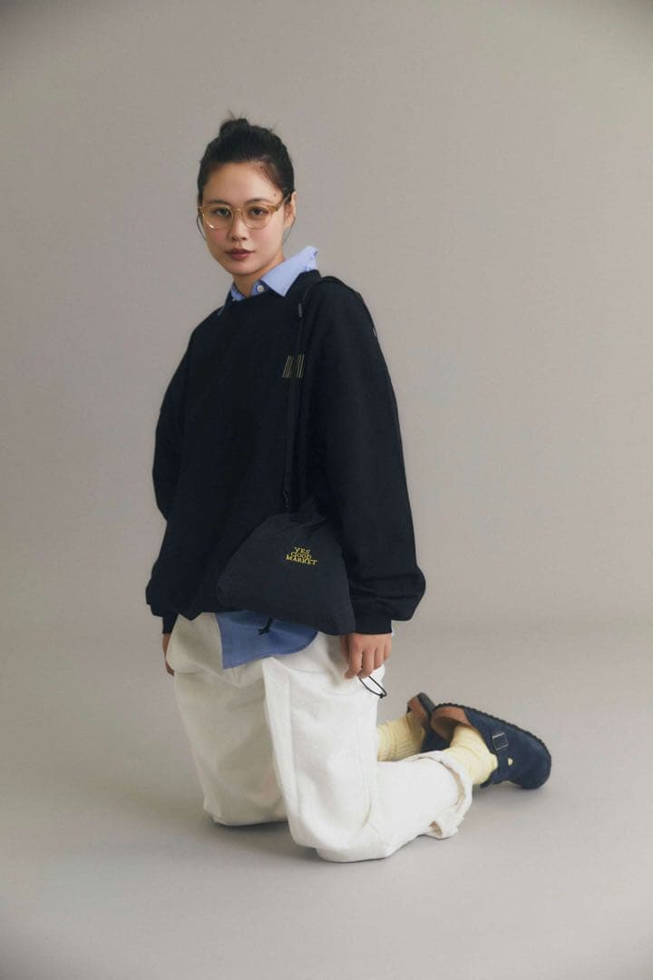 新品未使用 YGM×SFC SUPER BIG L/S TEE 黒 XXL