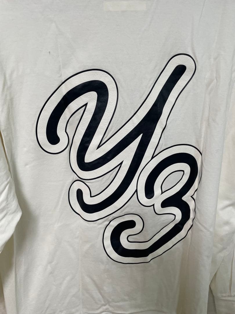 Y-3 ホワイト 長袖カットソー