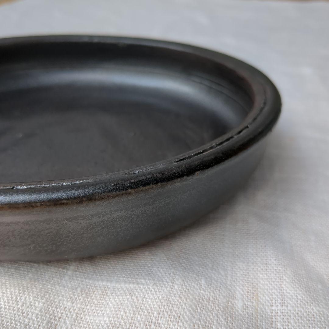 未使用品　市川孝　楕円　オーバル　皿　耐火皿　魯山