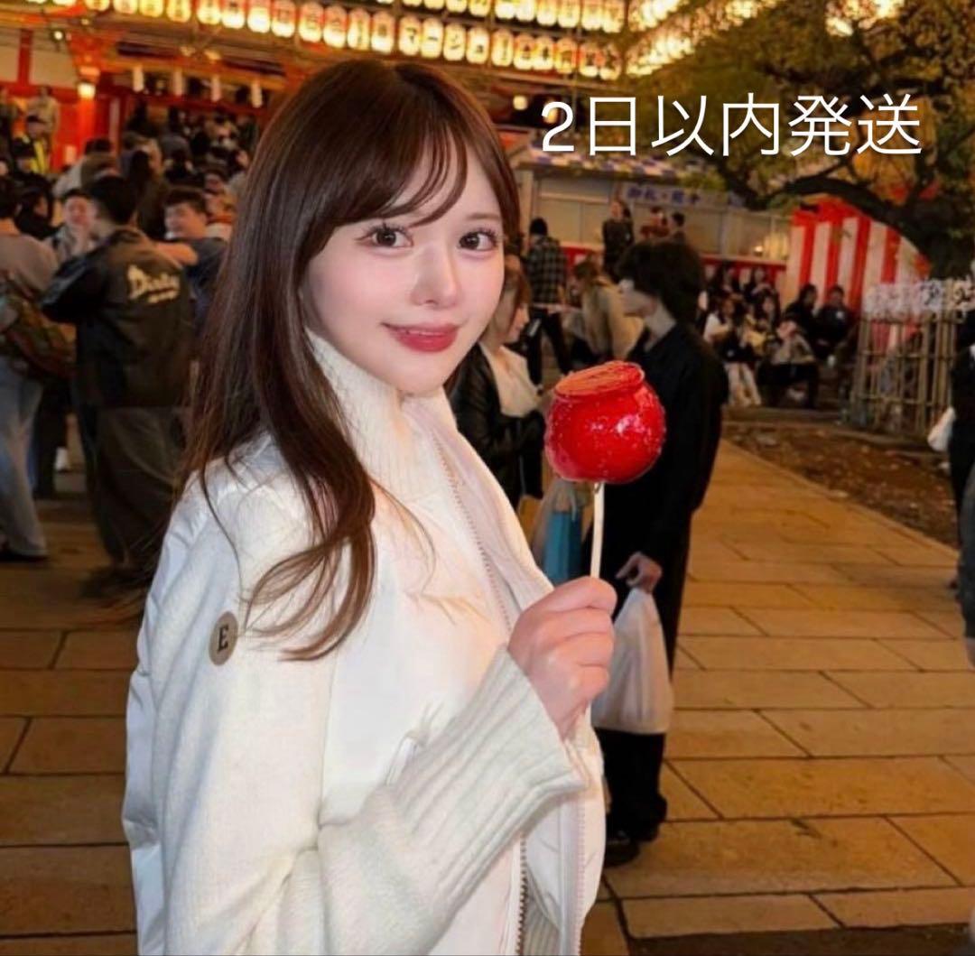 2日以内発送　ニットドッキング　ダウンジャケット