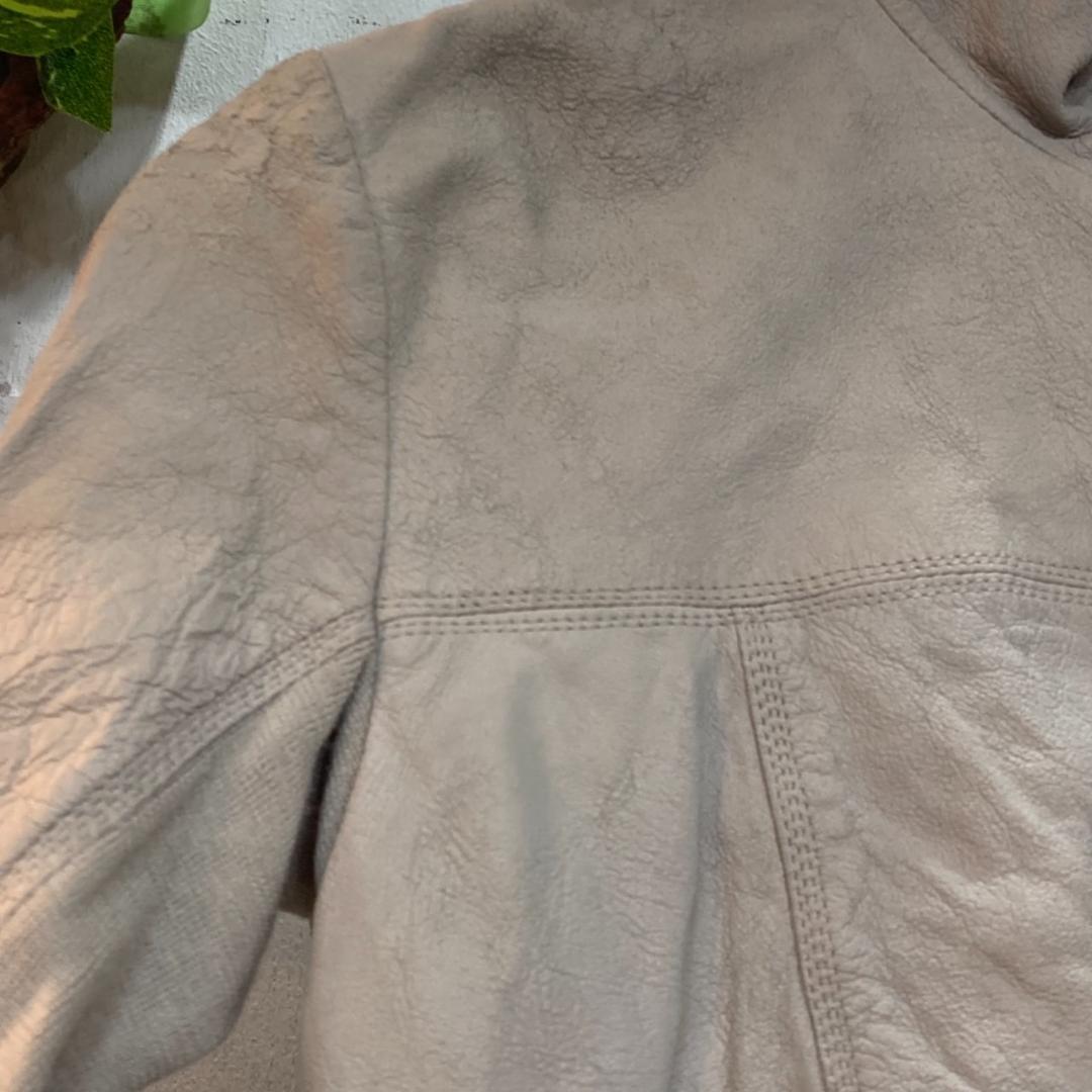 ▼Rick Owens リックオウエンス　レザージャケット　ラムレザー　ジップ