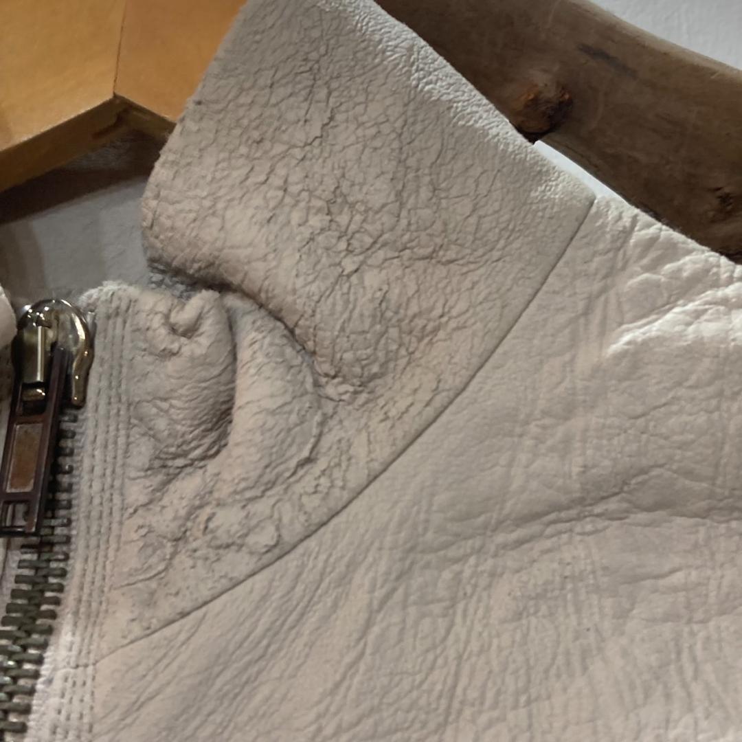 ▼Rick Owens リックオウエンス　レザージャケット　ラムレザー　ジップ