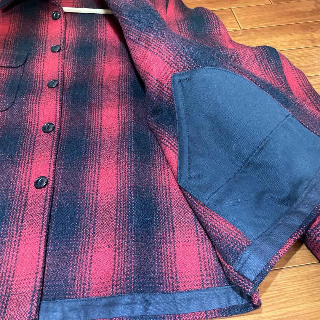 TROPHYCLOTHINGトロフィークロージング オンブレチェック ウール M