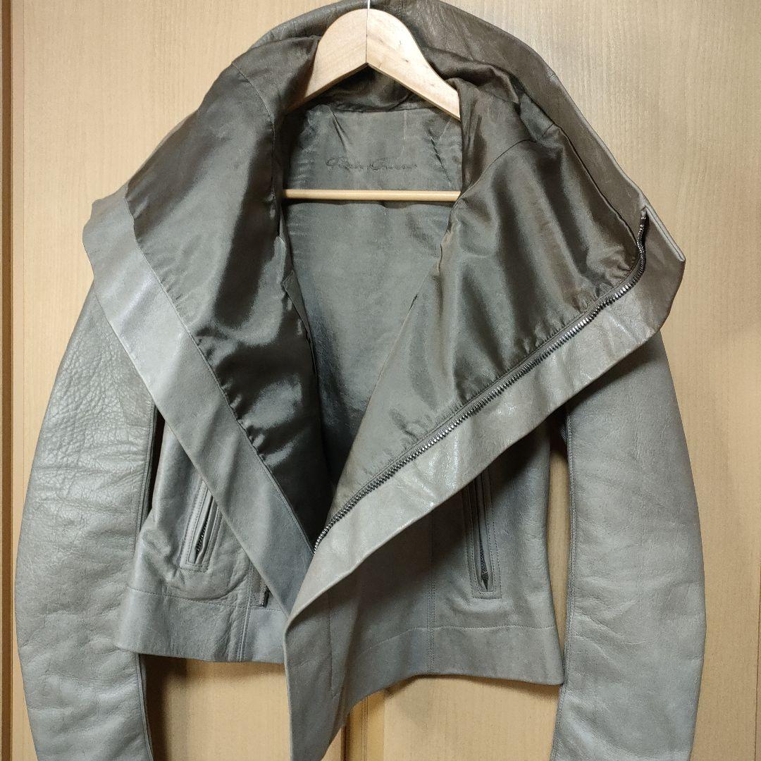 Rick Owens リックオウエンス　ラムレザー　ライダースジャケット