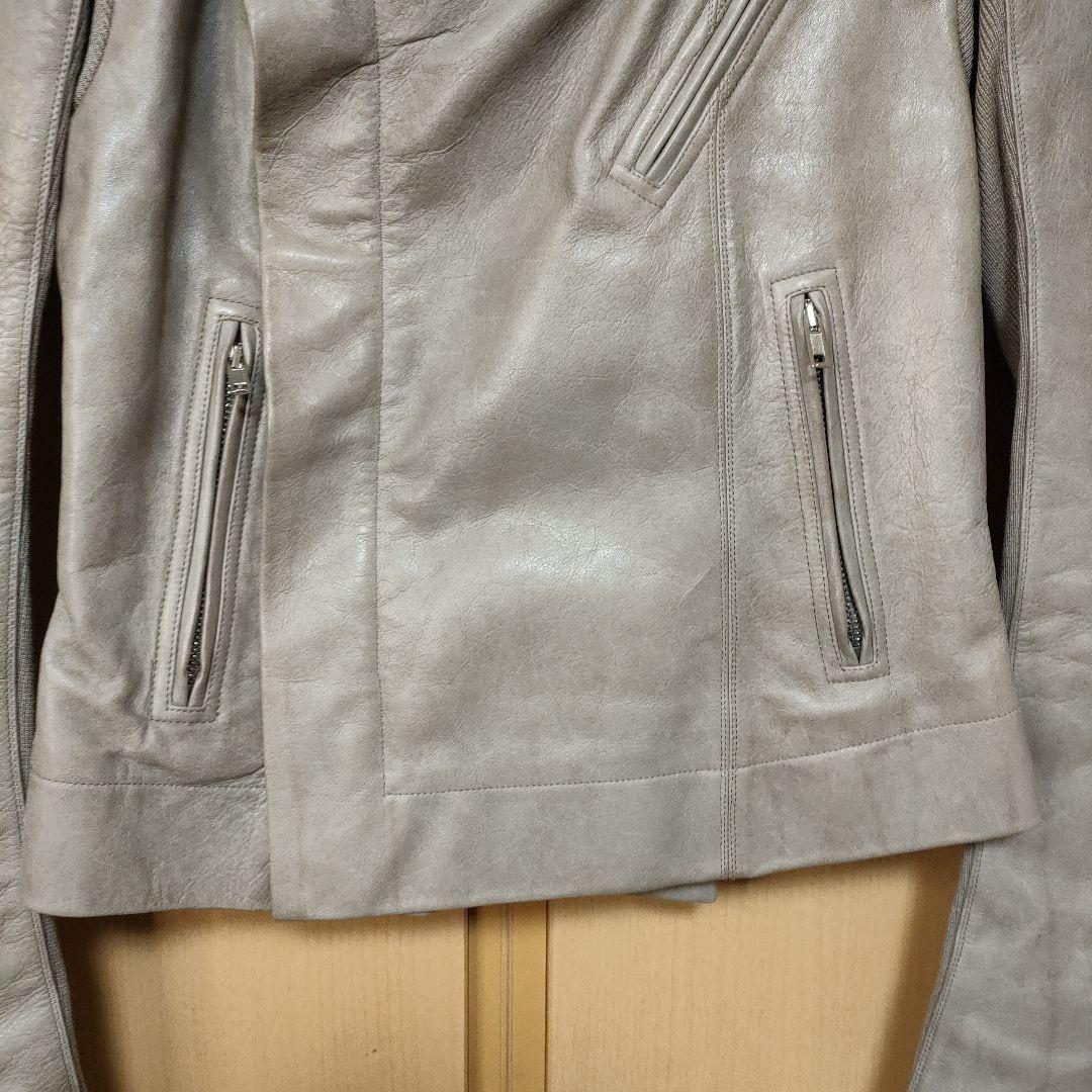 Rick Owens リックオウエンス　ラムレザー　ライダースジャケット