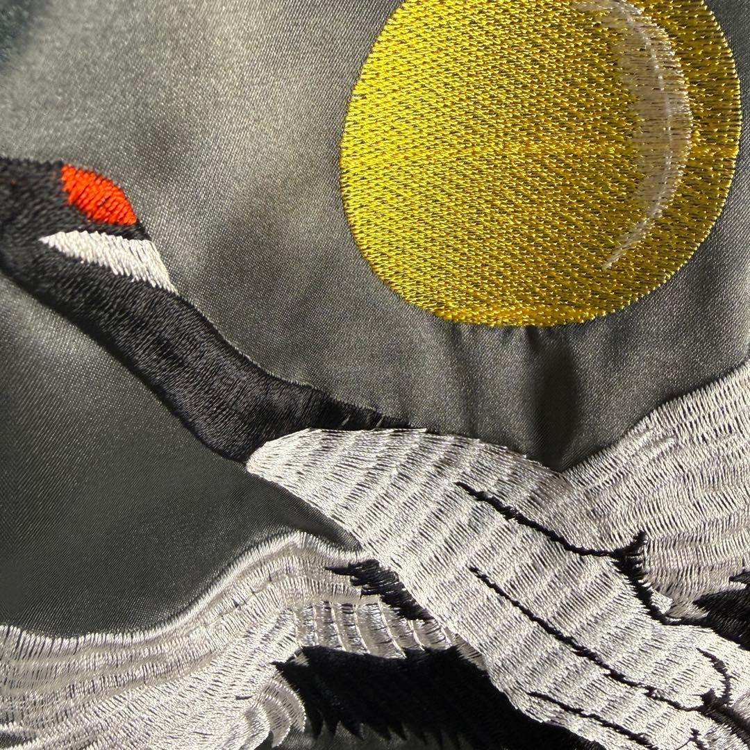 【美品】 星姫 Hoshihime 鶴 刺繍 スカジャン 和柄 東京