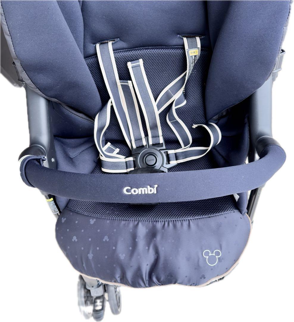 良品　Combi メチャカルハンディオート4キャスミッキーモデル　ネイビー
