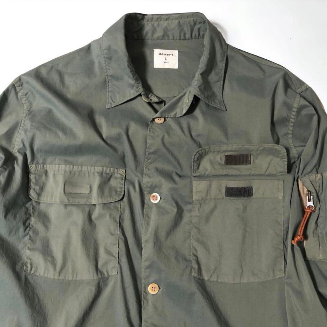 トップス 80s 90s dezert Nylon Tech Shirt sullen