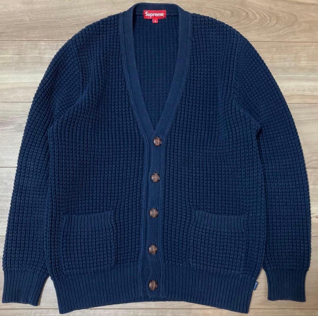 Supreme waffle cardigan ワッフルカーディガン