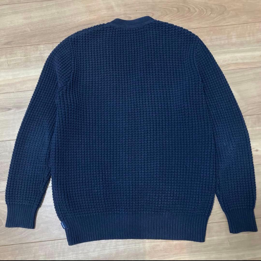 Supreme waffle cardigan ワッフルカーディガン