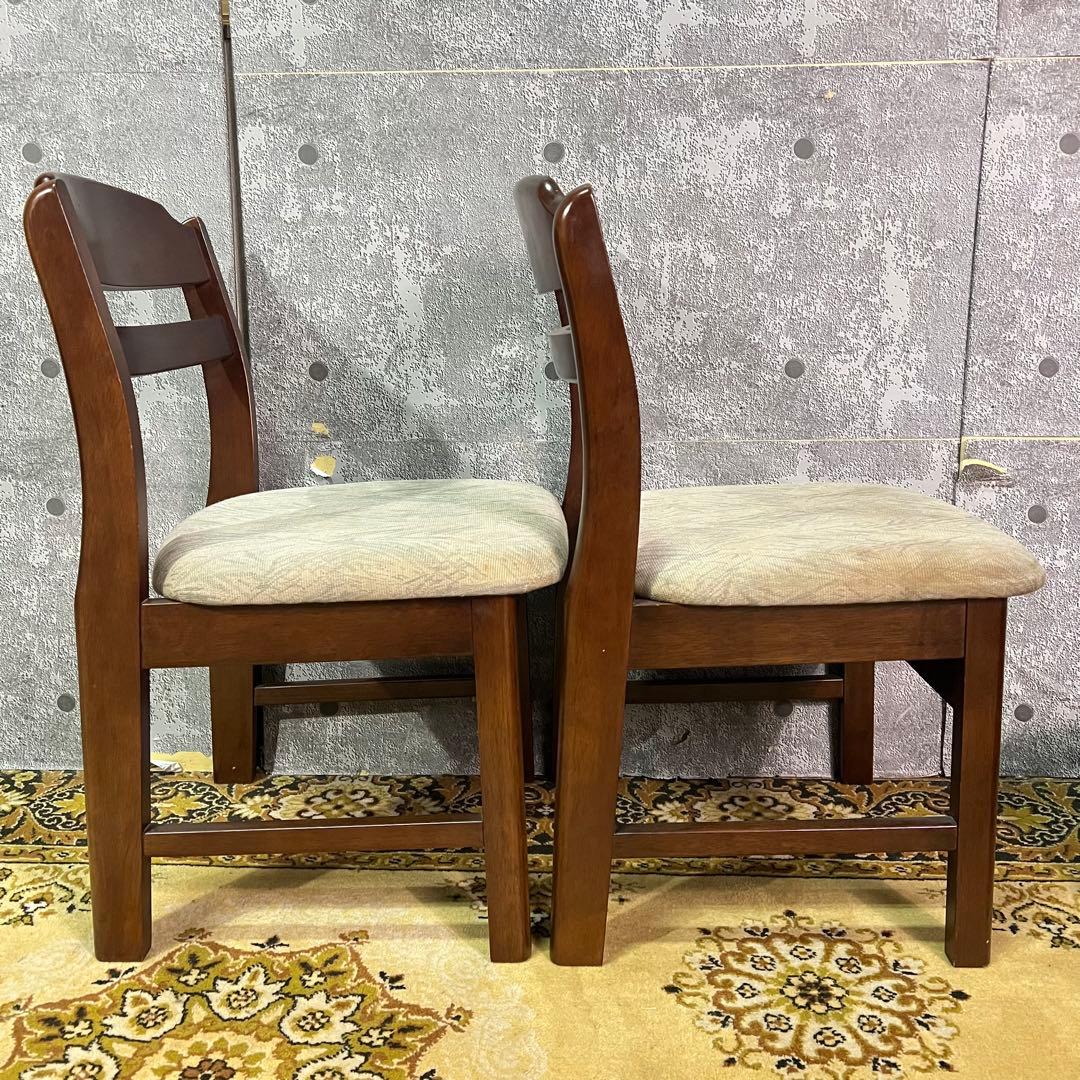 ꧁SEF家具꧂ダイニングチェア4脚セット ファブリック いす イス 椅子 レトロ