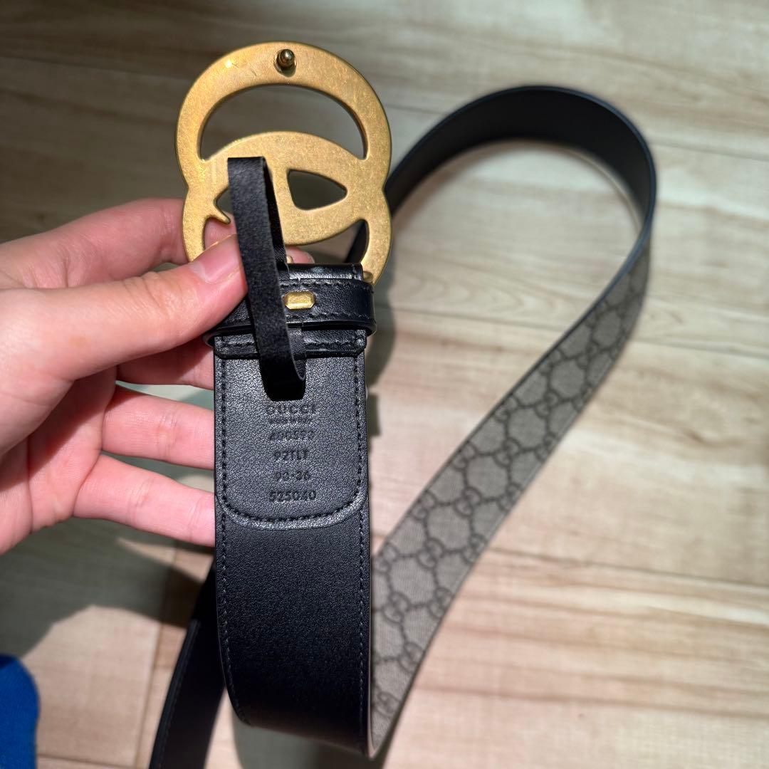 t*)様 Gucci GGロゴバックル ベルト