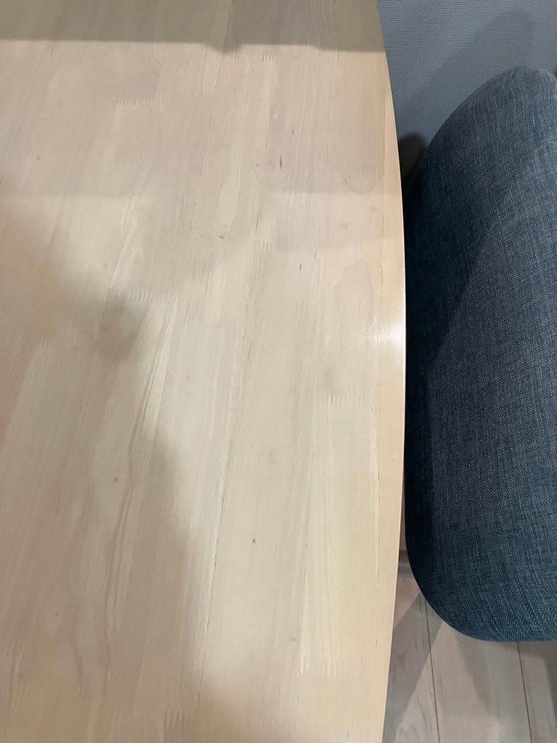 ライトウッドダイニングテーブルと椅子2脚セット