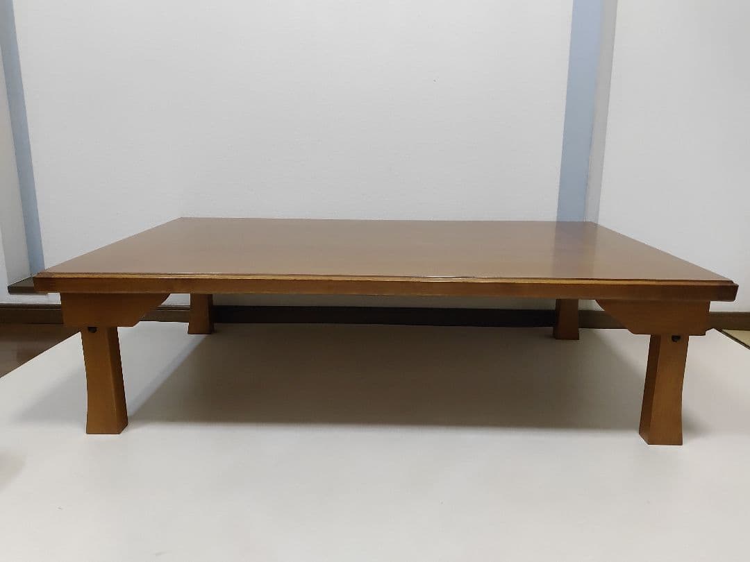 座卓　ちゃぶ台　折り畳み　天板 1200×750mm　大きいサイズ　折りたたみ
