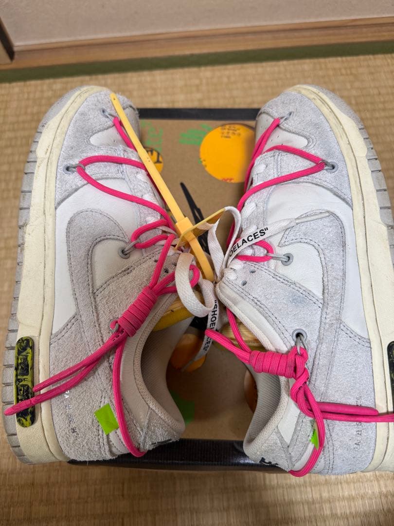 あ*し様 NIKE DUNK LOW OFF WHITE スニーカー　美品