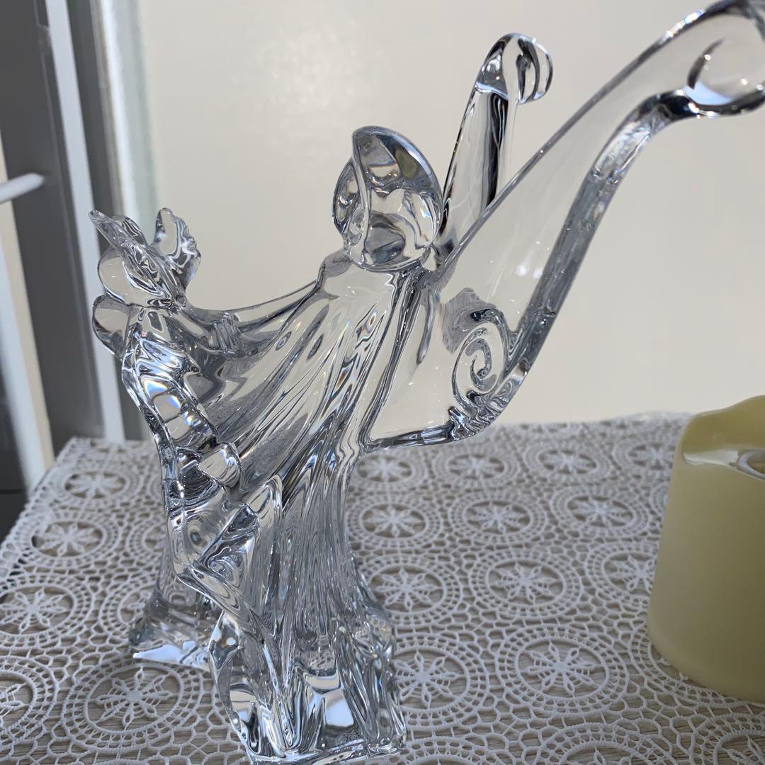 Baccarat製 クリスタルガラス 天使 愛と平和