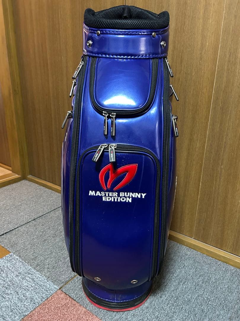 マスターバニーエディション ゴルフバッグ 青