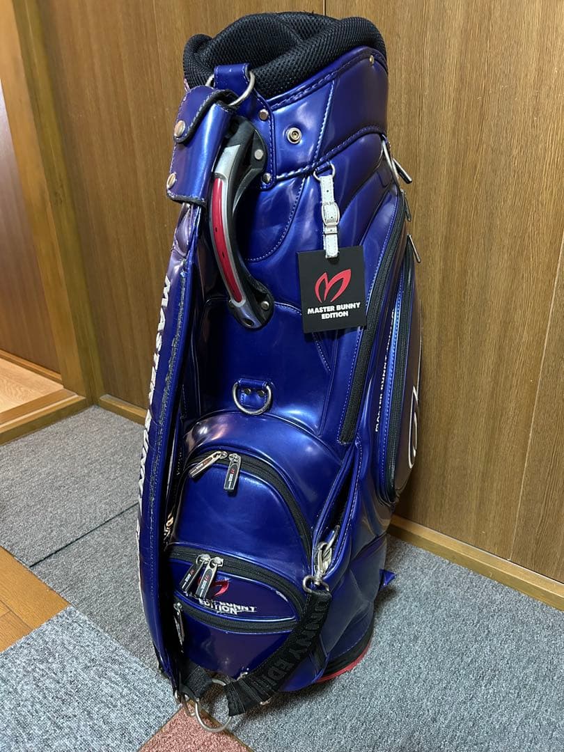 マスターバニーエディション ゴルフバッグ 青